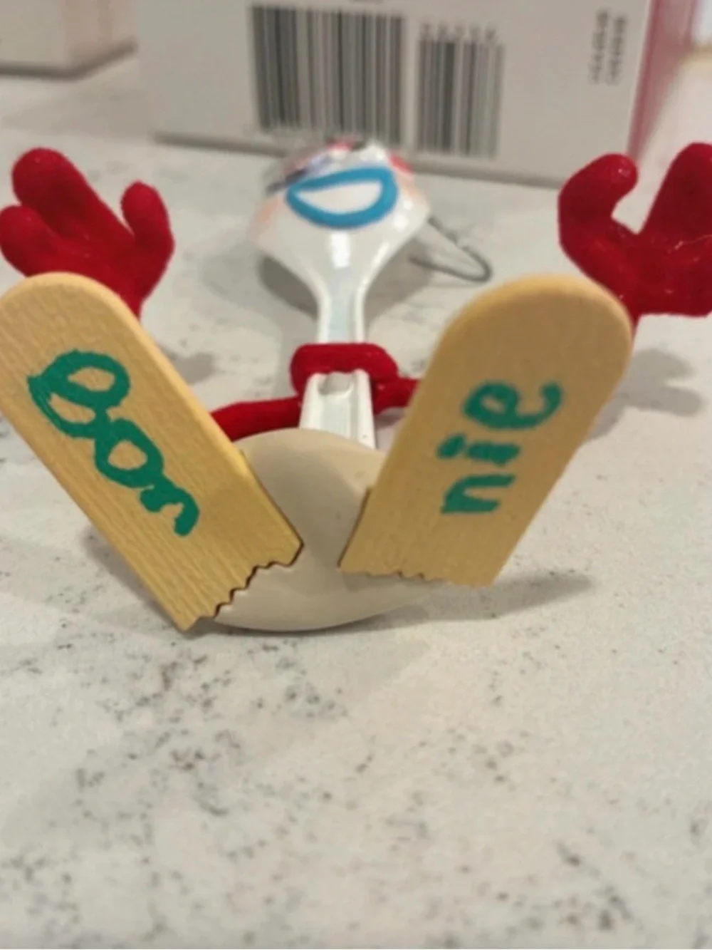 Hallmark Keepsake Forky Ornament - White, Red, Blue